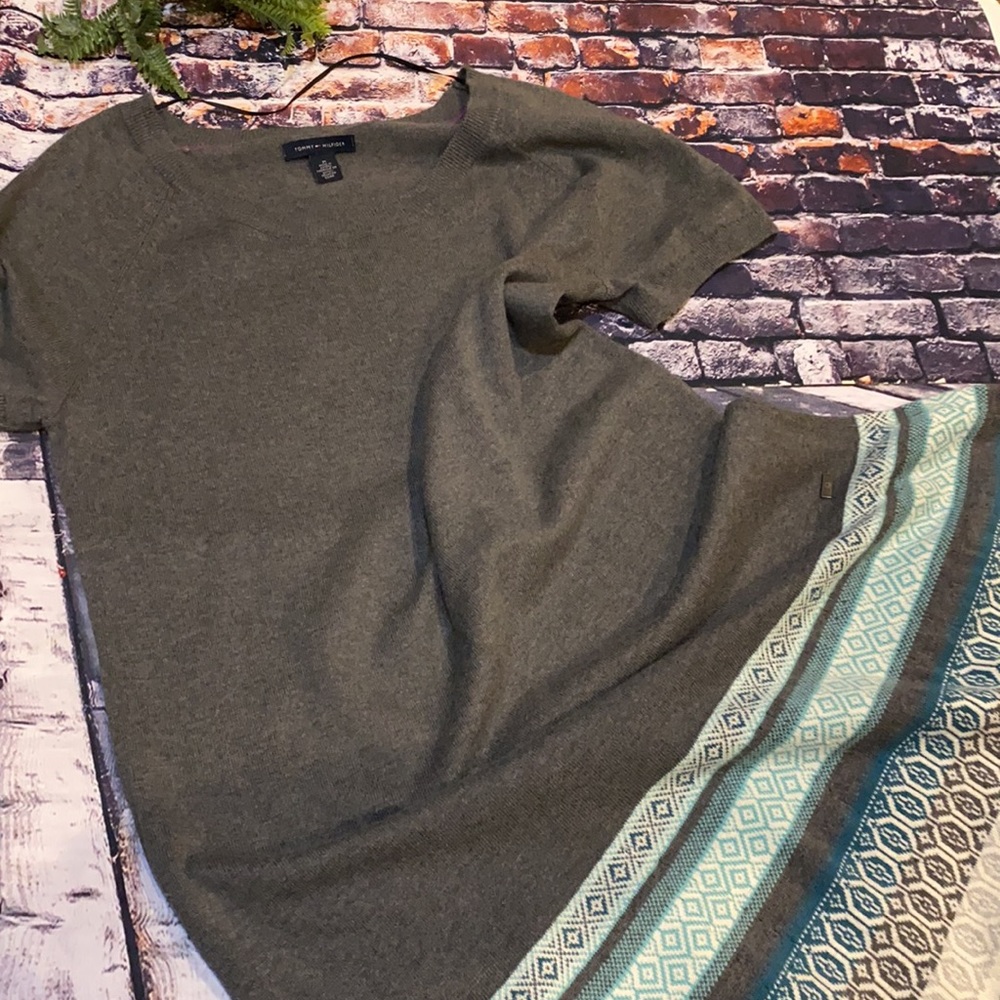 Tommy Hilfiger Fair Isle Angora blend Sweater Dress